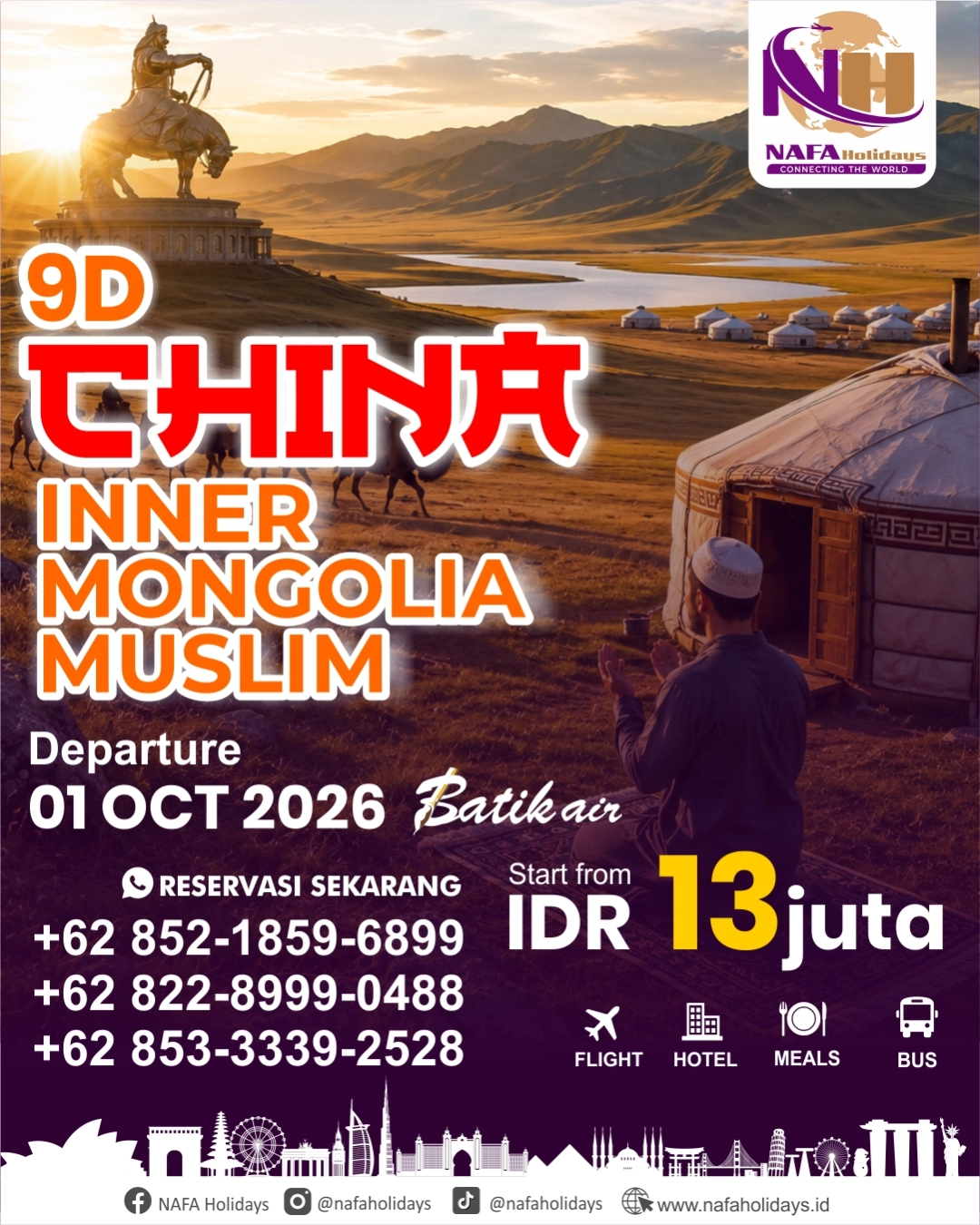 9d china inner mongolia musim