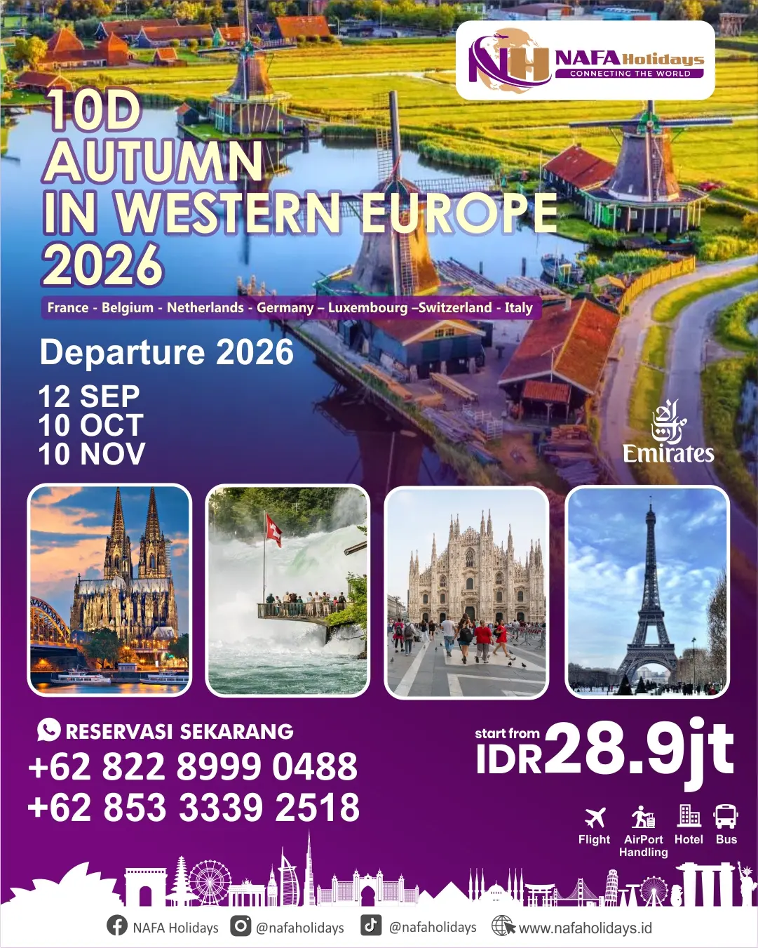 10D AUTUMN IN WESTERN EUROPE