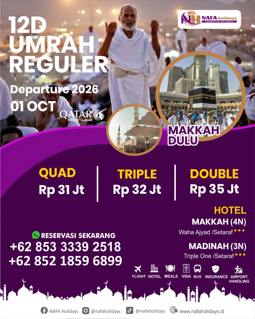 12D UMRAH REGULER