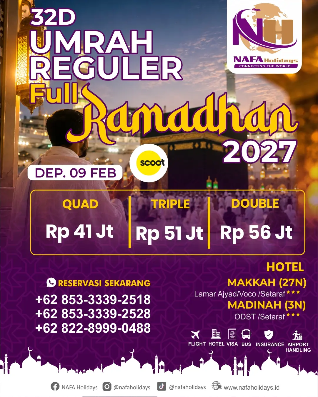 32D Umrah Reguler Ramadhan 2027